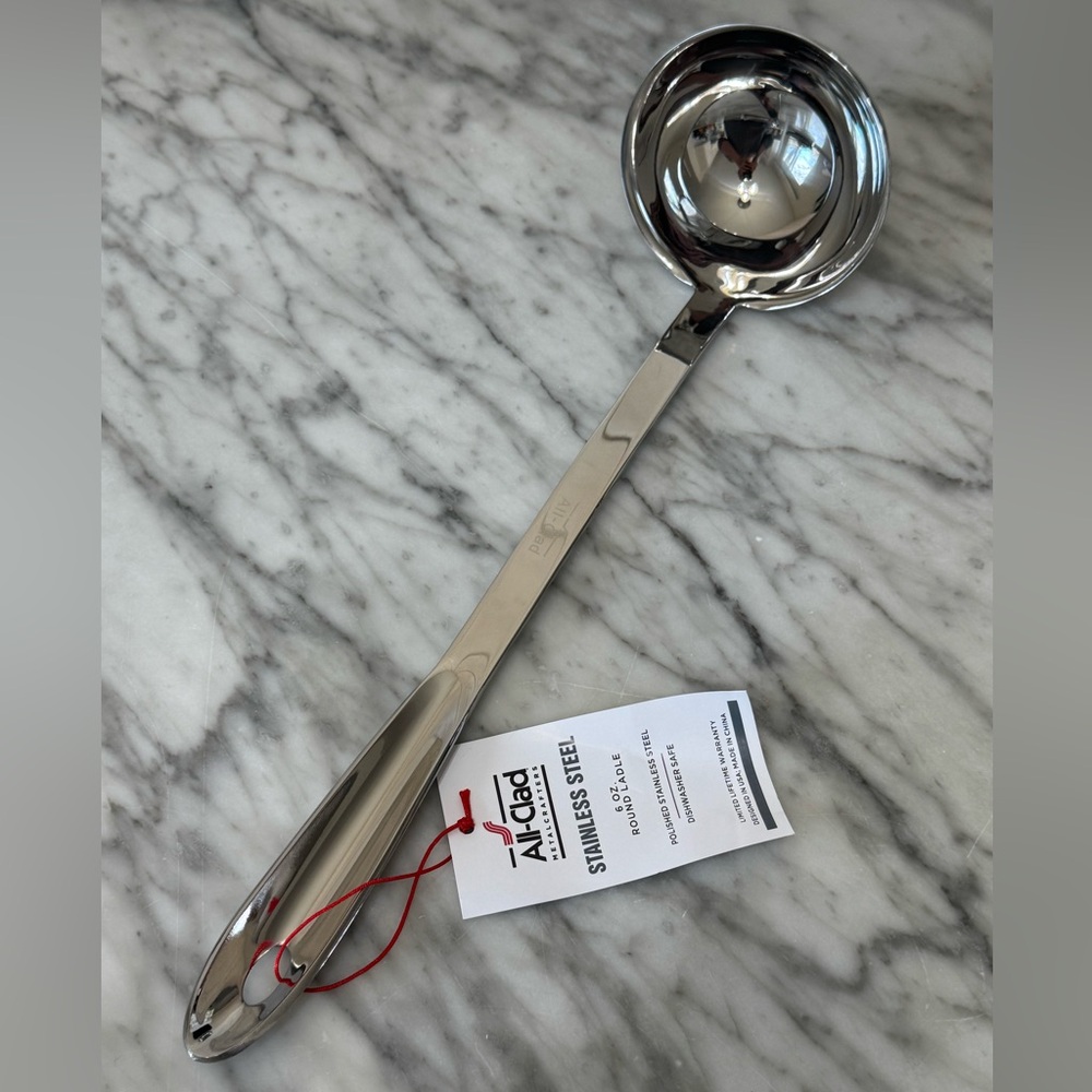 All-Clad, Round 6 oz Stainless Steel Ladle